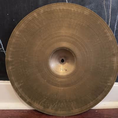 Vintage 1940s A Avedis Zildjian Trans Transition Stamp 15" Cymbal 1425g image 2