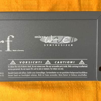 Waldorf Microwave II Rackmount Wavetable Synthesizer 1997 - Black Bild 8