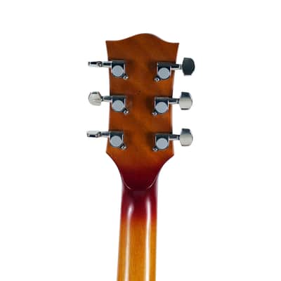 10S GF Aged Electric Guitar Goldtop Cover Cherry Sunburst Relic image 7