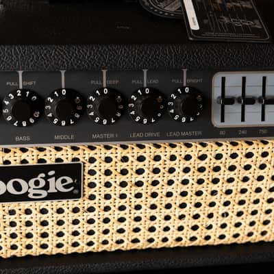 Mesa/Boogie Mark IIC+ HRG 100-watt Amplifier Head - Black with Wicker Grille image 5