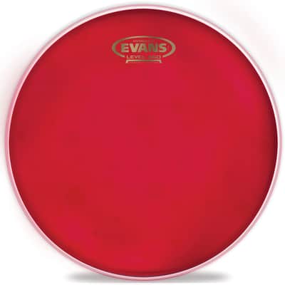 Evans Hydraulic Red 8" Tom Head image 1