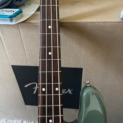 Fender Jazz Bass Left Handed 2021 Antique Olive NWT image 8