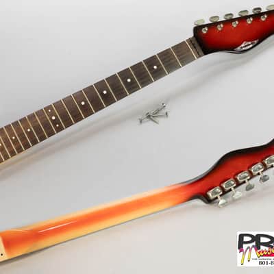 Burns-Baldwin Split Sound Jazz-neck with Van Ghent tuners 1966 - Red Sunburst image 1