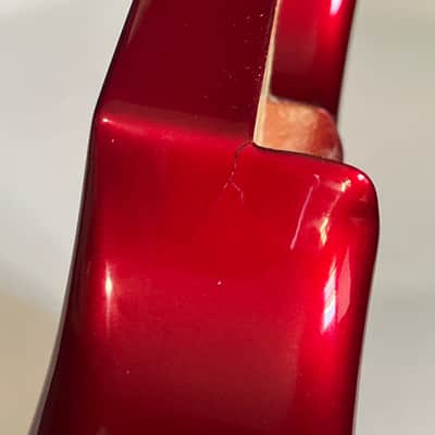 1983-84 Japan ESP Kramer Pacer Deluxe Globe Series Candy Apple Red Semi Loaded Guitar Body Floyd Ready image 22