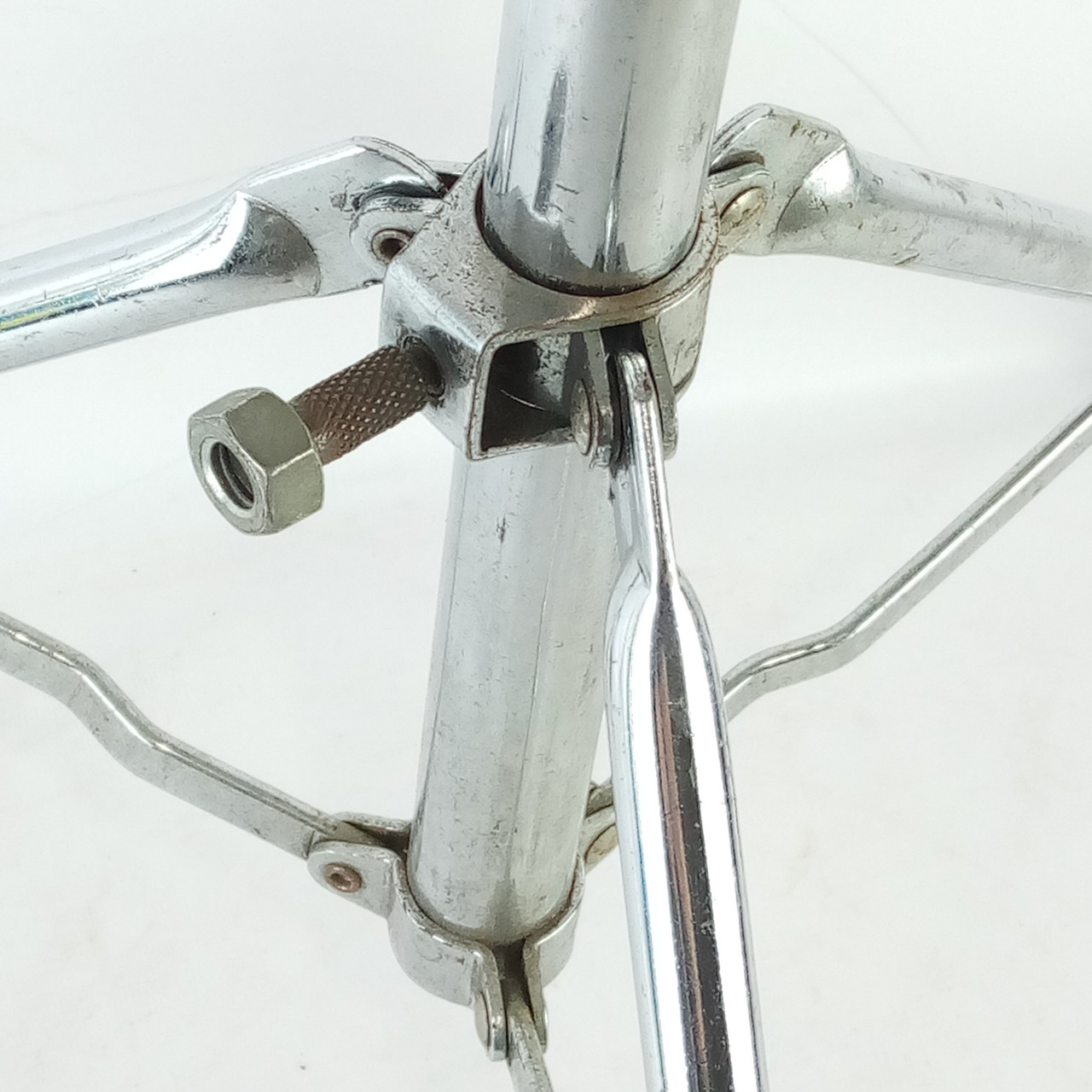 Ludwig Hercules Straight Crash/Ride Cymbal Stand Tube-Leg Tripod Vintage 70-80s — main photograph