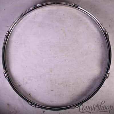 Ludwig 18" Floor Tom Drum Batter/Resonant Rim/Hoop Super Classic Vintage 60s-70s image 5
