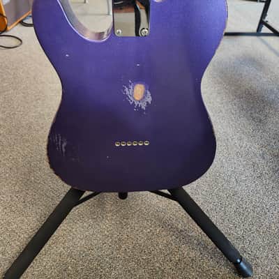 Used 2018 Fender Limited Edition Road Worn '50s Telecaster - Purple Metallic with Fender Deluxe Padded Gigbag image 14
