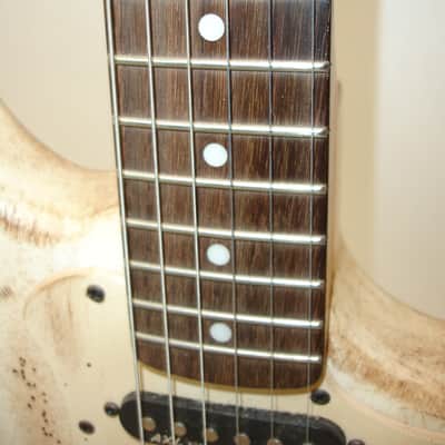AXL BADWATER SRO Electric Guitar, Relic Distressed White image 9
