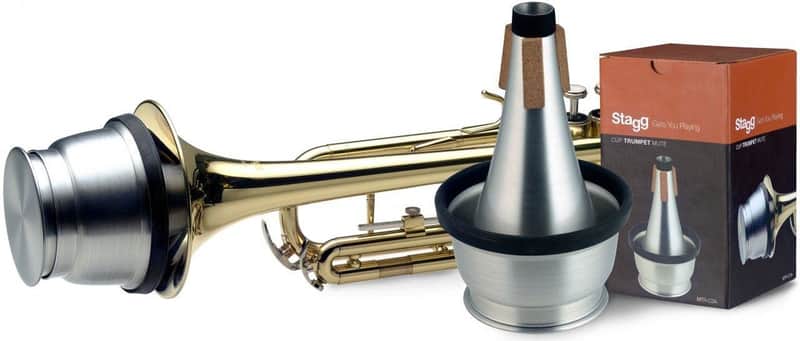 Stagg Model MTR-C3A All-Aluminum Cup Mute for Trumpet image 1
