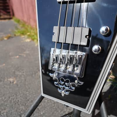 Schecter DIAMOND SERIES Sean Yseult Casket Bass - Gloss Black 4-String Electric Bass Guitar image 7