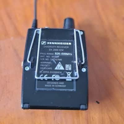 Sennheiser ๐งโจ Sennheiser EK2000 IEM Diversity Receiver | 626โ698 MHz | Clean & Professional | Ready to Use image 2