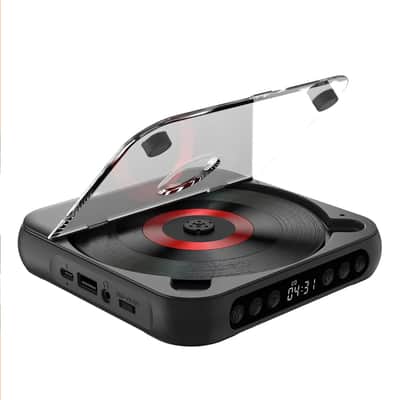 Portable CD Player with A–B Repeat & Bluetooth | Music Practice Player with Timer, USB & TF Card image 3