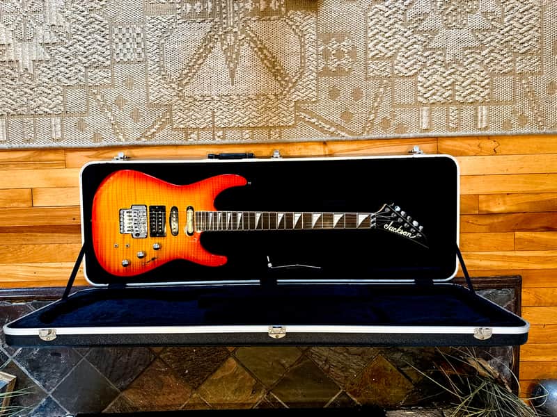 Jackson Audio Pro Series DK2S Dinky 2003 W/OEM Hardshell Case - Cherry Sunburst image 1