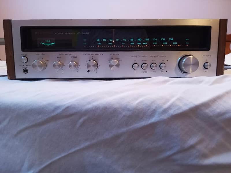 Kenwood KR 3400 receiver in excellent condition, serviced - 1970's image 1