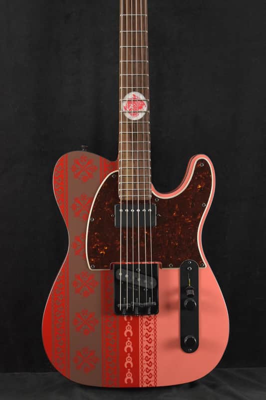 Fender Monster Hunter Rathalos Telecaster Rathalos Red Rosewood Fingerboard image 1