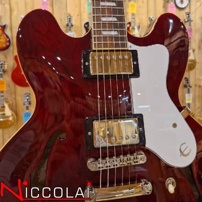 Epiphone Noel Gallagher Riviera, Dark Wine Red image 6
