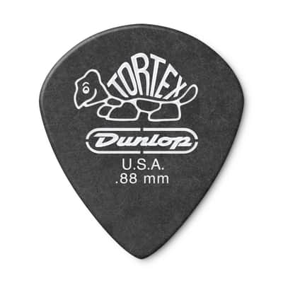Dunlop 482P.88 Tortex® Pitch Black Jazz III Guitar Picks 12 Pack image 4