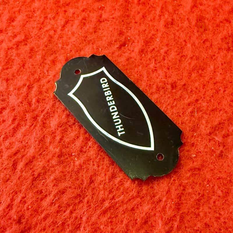 1960 Guild Thunderbird truss rod cover Steel