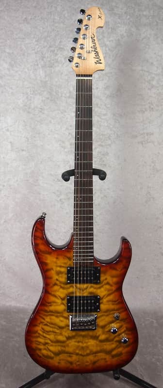 Washburn X Series エレキギター サンバースト Washburn X Series Quilt top electric guitar | Reverb