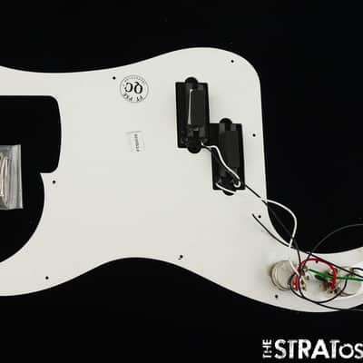 Fender Standard Precision Bass LOADED PICKGUARD, w/ Pickups White. image 2
