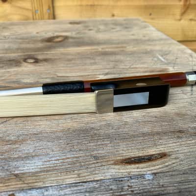 Double Bass French Bow - Rarer Flamed Pernambuco - Otto Spengler - Gawwjuss image 5