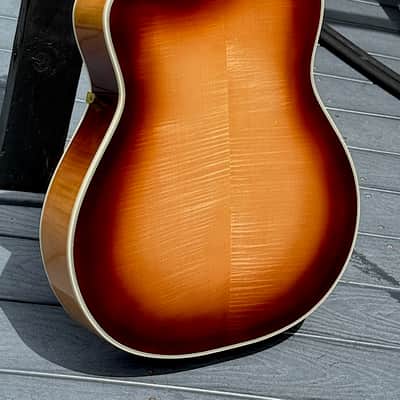 William Barker 17" Acoustic Arch Top 1977 - stunning untouched original 1 of 120 ever all w/a Factory DeArmond ! image 7