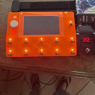 Orange Neon Fluorescent Magnetic Quad Cortex StompGuard Protective Cover image 3