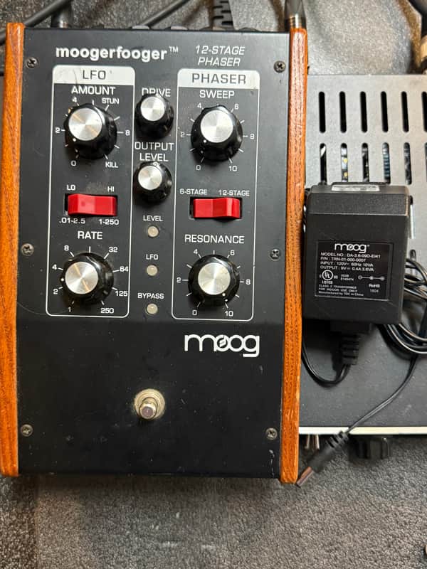 Moog MF-103 Moogerfooger 12-Stage Phaser 1999 - 2018 - Black image 1