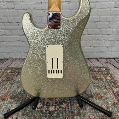 G&L USA Legacy Late 90's - Silver Sparkle (Big Metal-Flake) w/Matching Headstock image 6
