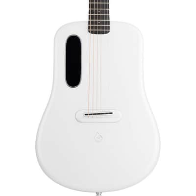 Lava Music L9210002 ME 4 Carbon Fiber 36” Acoustic / Electric Guitar With Gig Bag, Space White image 2