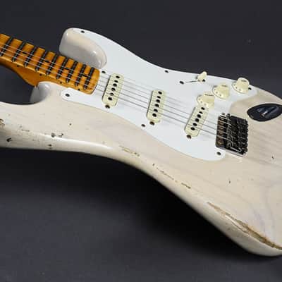 Fender Custom Shop Stratocaster 1957 Relic Aged White Blonde image 8