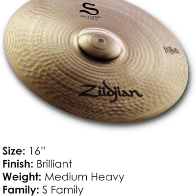 Zildjian S16RC S Series 16" Rock Crash Drum Set Cymbal image 3