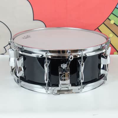 Used Yamaha Birch Custom Snare 5.5 x14" Black Snare Drum image 5