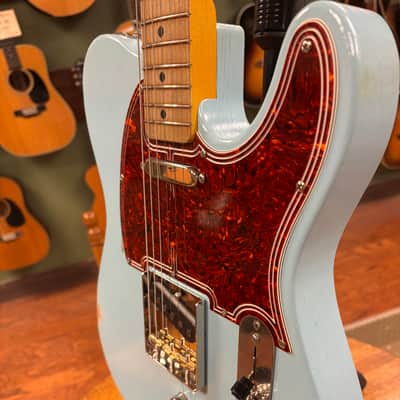 Berly Guitars T Style w/B Bender Sonic Blue Nitro Authorized Dealer image 6