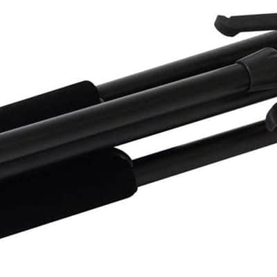 Ultimate Support GS-200 Genesis Series Plus Guitar Stand with One Click Push-Button Locking Leg Mechanism, Secure Head Stock Yoke, and Support Arms image 2