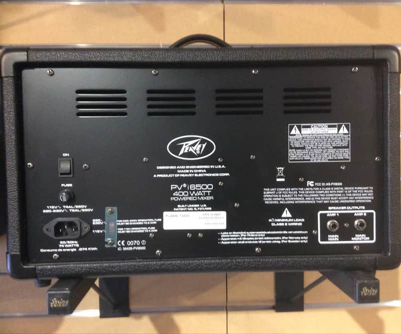 Peavey PVi 6500 400-Watt 6-Channel Powered Mixer image 2
