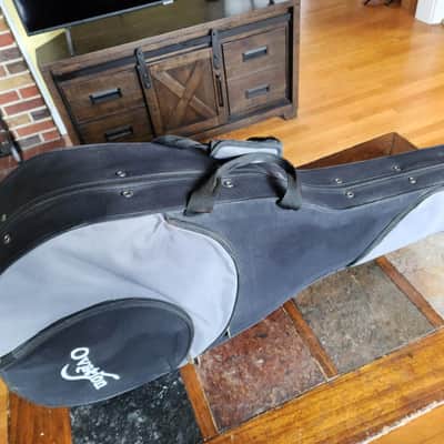 Woodware 1660CE bowl-back electric/acoustic w/LR Baggs pickup + Ovation case - natural image 19