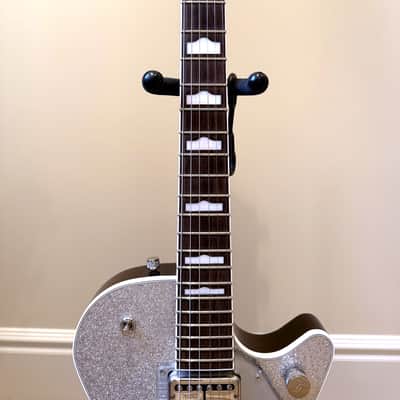 Gretsch G6129T-89 Vintage Select '89 Sparkle Jet with Bigsby 2023 - Silver Sparkle image 4
