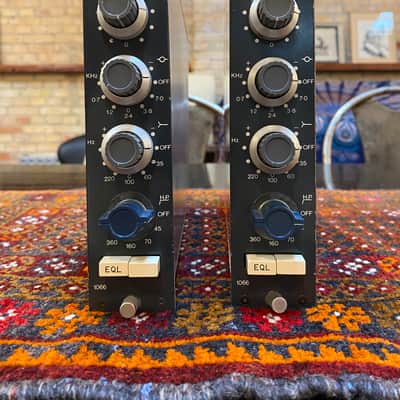 Neve 1066 Mic / Line Input Module with 3-Band EQ Pair 1970s - RAF Blue Grey (Lot #1) image 1