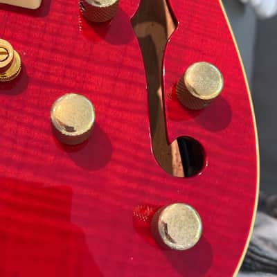 Schecter C/SH-1 Semi-Hollow Red | Seymour Duncan ’59/JB | Pro Setup | Excellent Condition image 9