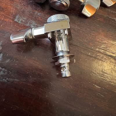 Schaller M6 2 Pin 3 Left 3 Right John 5 Robben Ford Esprit Flame D’Aquisto Locking Tuners 2010 - Chrome image 2