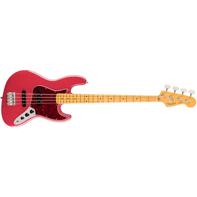 American Professional Classic Jazz Bass SS MN Faded Dakota Red + Housse Fender image 3