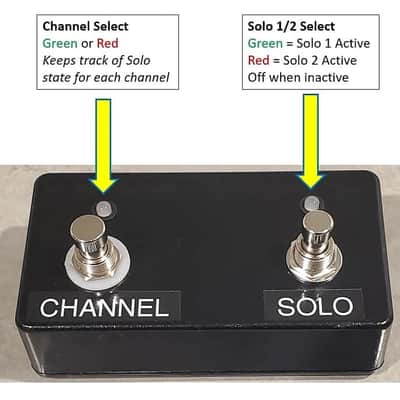 Compact Footswitch for Mesa Boogie Mark V Five 35 Amplifier with Smart Memory Pedalboard Friendly Handwired image 1