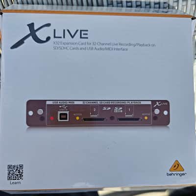Behringer X-Live x32 Expansion Card, audio interface and 32-track recorder image 2