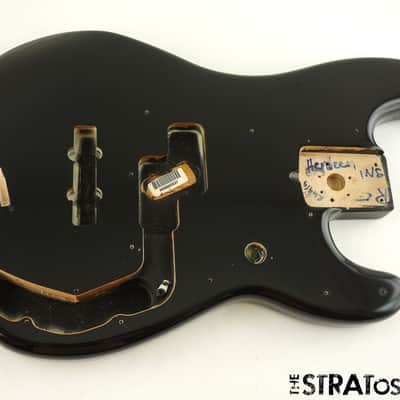 Fender Duff McKagan Deluxe Precision BASS BODY, P Bass Guitar Part Black image 1