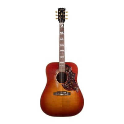 Gibson Custom 1960 Hummingbird Murphy Lab Heavy Aged - Washed Cherry Sunburst image 2