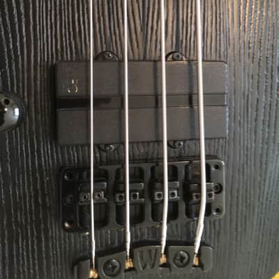 Warwick Vampyre Dark Lord 4 string lefty bass 2007 Nirvana / Black image 8