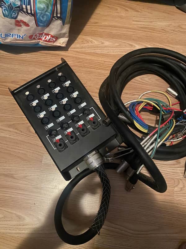 SALS-12x4x25 - 12 Channel 25' Snake Cable (XLR & TRS Returns)