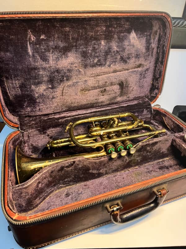 Henry Selmer Paris Depose Cornet Long 1935 Serial # 1431 J Giles Collection image 1