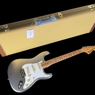 2024 Fender Stratocaster 1969 Custom Shop '69 Reissue Strat Journeyman Relic ~ Aged Fire Mist Silver image 11